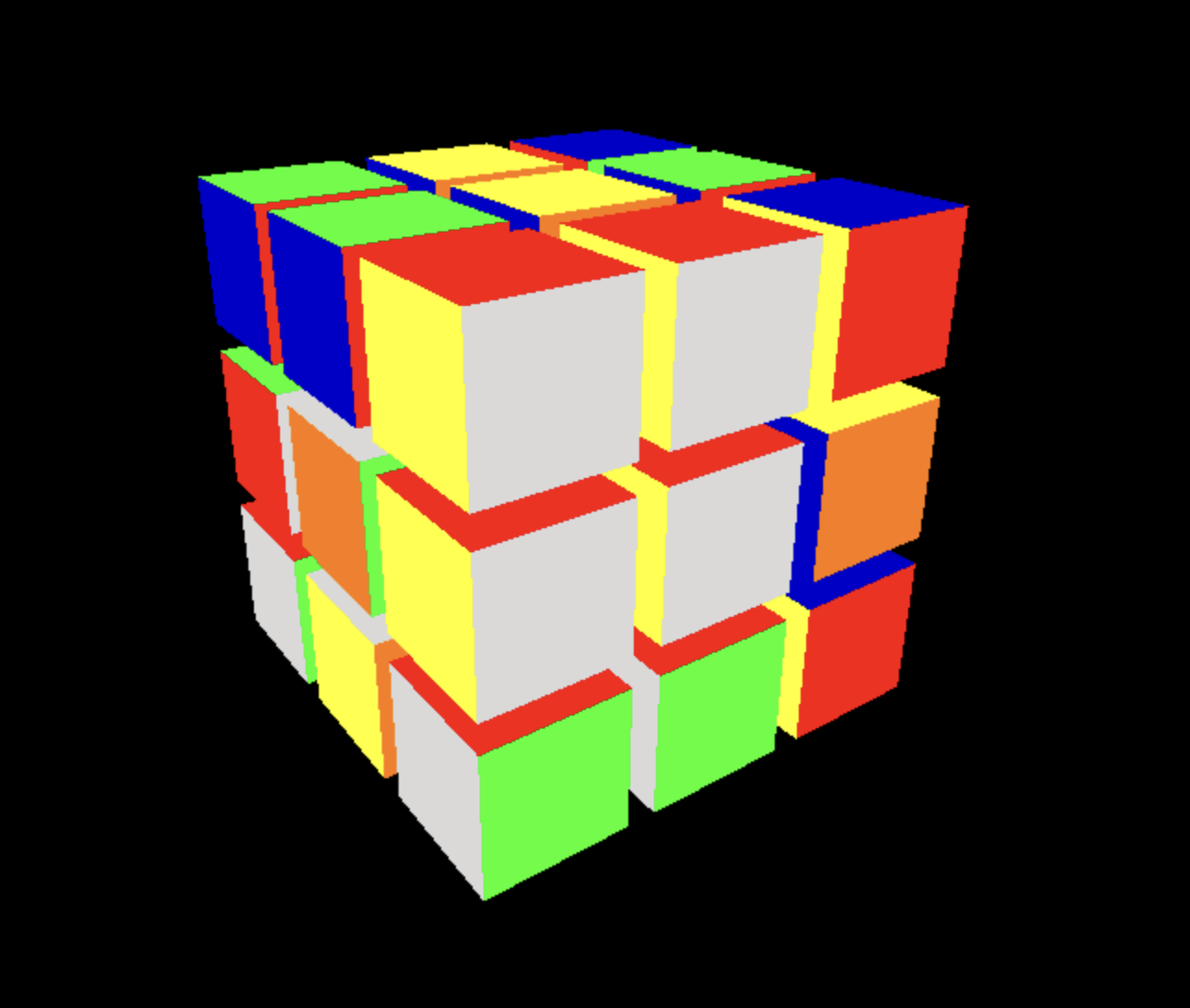 Rubik's cube simulator
